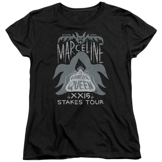 Adventure Time Marceline Concert Womens T Shirt Black Officially Licensed