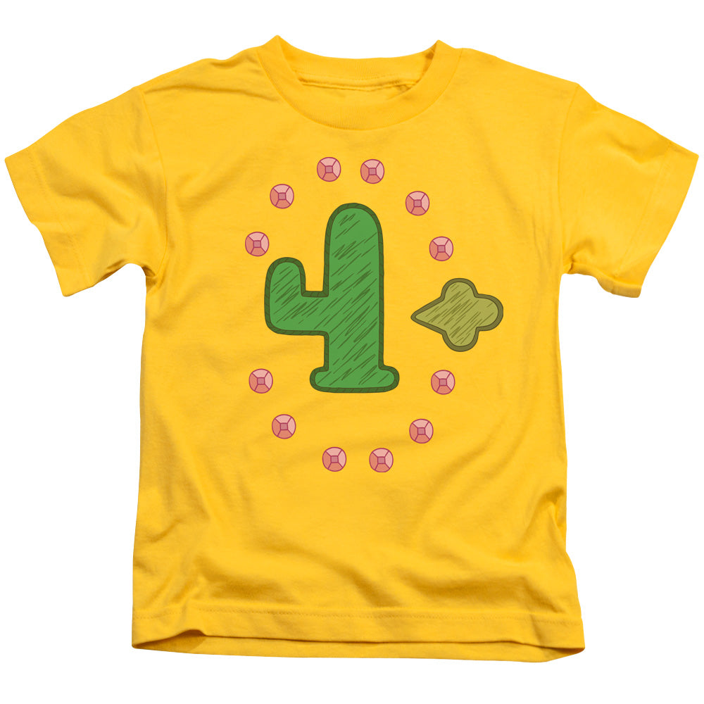Clarence Freedom Cactus Juvenile Kids Youth T Shirt Yellow Officially Licensed