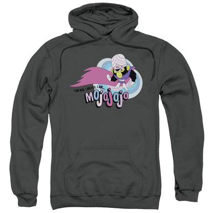 Powerpuff Girls I Am Bad I Am Evil Mens Hoodie Charcoal Officially Licensed