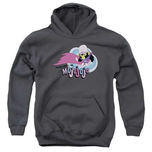 Powerpuff Girls I Am Bad I Am Evil Kids Youth Hoodie Charcoal Officially Licensed