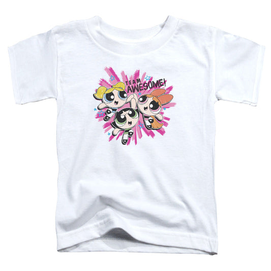 Powerpuff Girls Team Awesome Toddler Kids Youth T Shirt White Officially Licensed