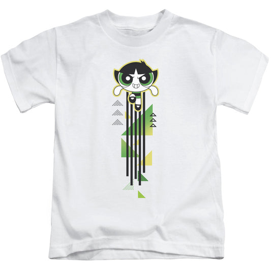 Powerpuff Girls Buttercup Streak Juvenile Kids Youth T Shirt White Officially Licensed
