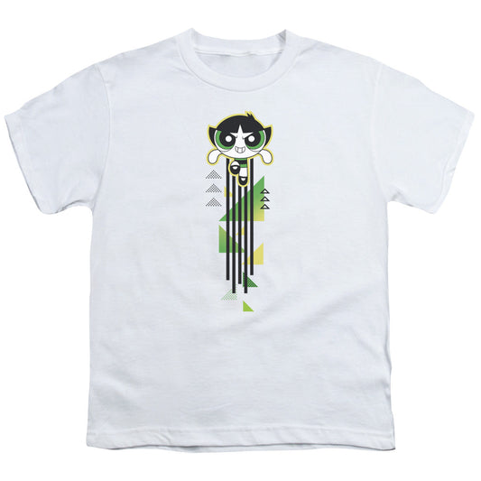 Powerpuff Girls Buttercup Streak Kids Youth T Shirt White Officially Licensed