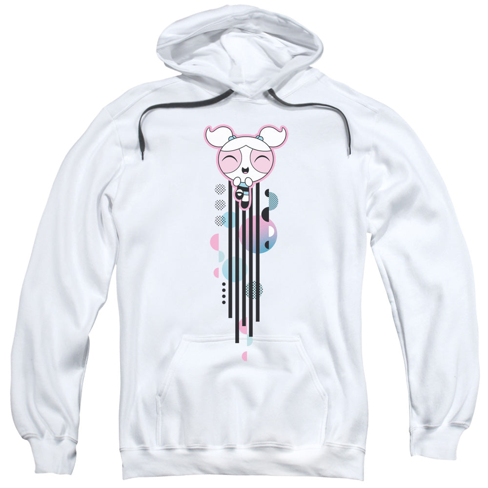 Powerpuff Girls Bubbles Streak Mens Hoodie White Officially Licensed