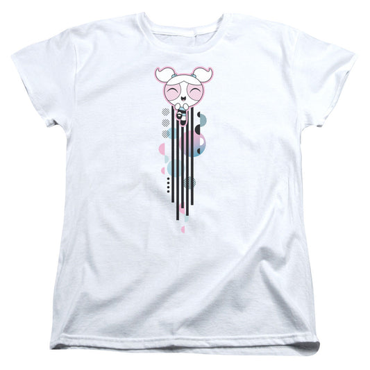 Powerpuff Girls Bubbles Streak Womens T Shirt White Officially Licensed