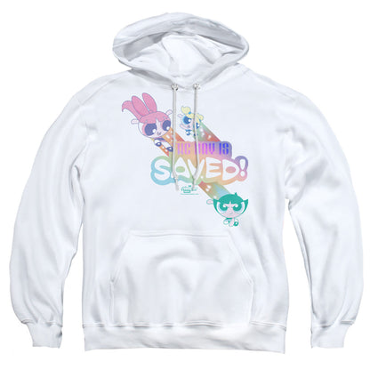 Powerpuff Girls The Day Is Saved Mens Hoodie White Officially Licensed