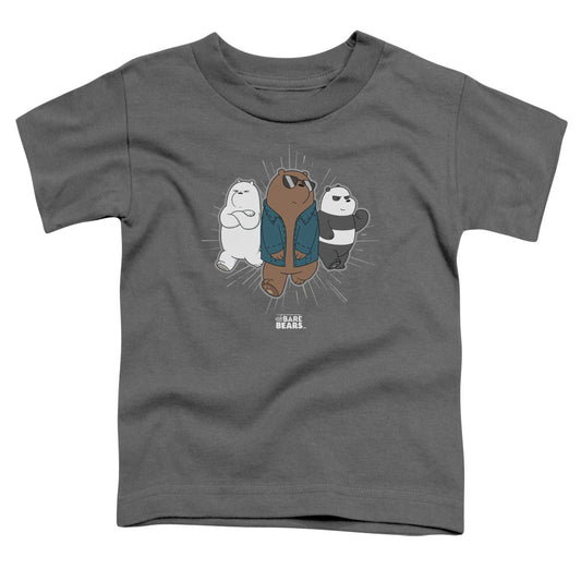 We Bare Bears Jacket Toddler Kids Youth T Shirt Charcoal Officially Licensed