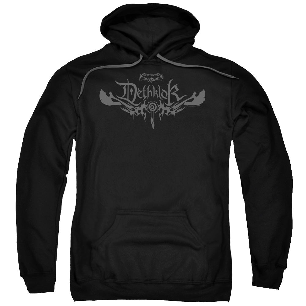 Metalocalypse Dethklok Logo Mens Hoodie Black Officially Licensed