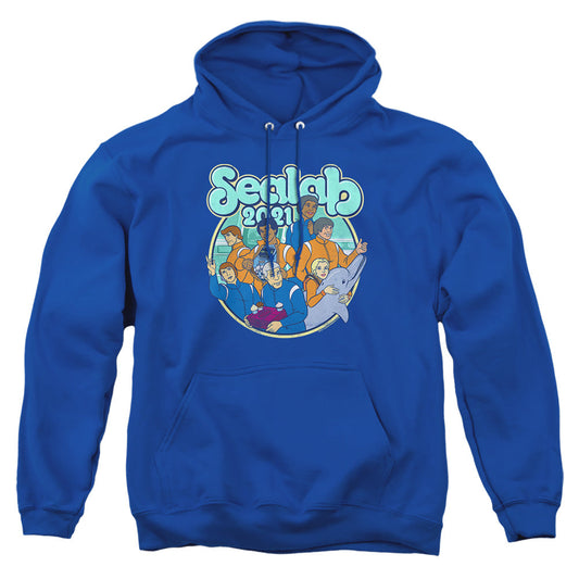 Sealab 2021 Gangs All Here Mens Hoodie Royal Officially Licensed