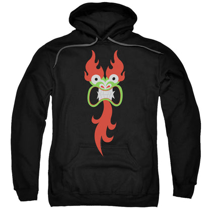Samurai Jack Aku Face Mens Hoodie Black Officially Licensed