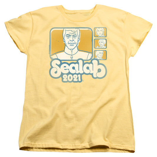 Sealab 2021 Tiles Womens T Shirt Banana Officially Licensed