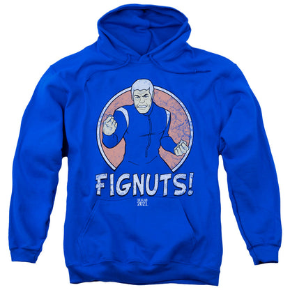 Sealab 2021 Fignuts Mens Hoodie Royal Blue Officially Licensed