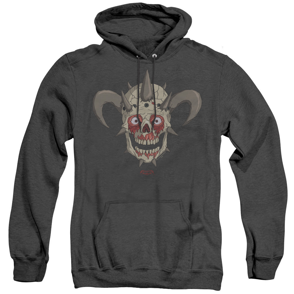 Metalocalypse Facebones Mens Heather Hoodie Black Officially Licensed