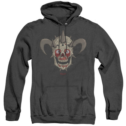 Metalocalypse Facebones Mens Heather Hoodie Black Officially Licensed