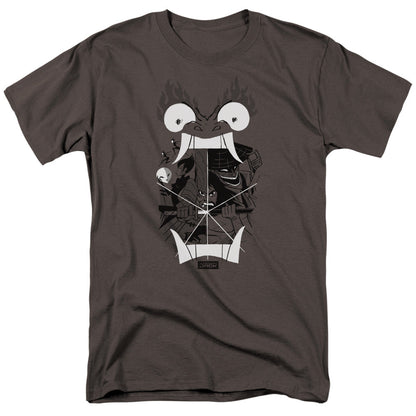 Samurai Jack Divisive Mens T Shirt Charcoal Officially Licensed