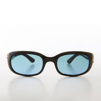 Unisex Rectangle Mod Vintage Sunglasses - Collins