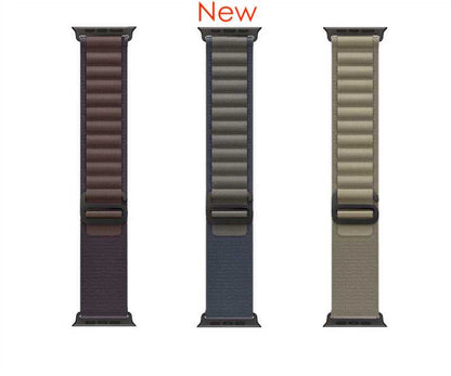 Stretch Alpine Loop Band for Apple Watch – Nylon D-Hook Strap