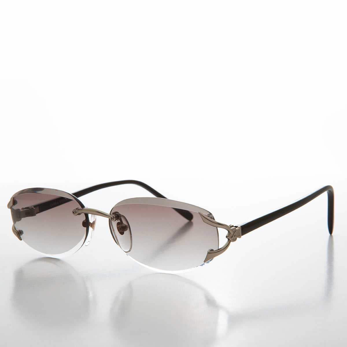 Slim Oval Lens 90s Sunglasses - Cruz