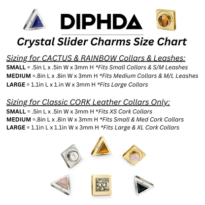 Sodalite Moon Crystal Charm – Gold or Silver | DIPHDA