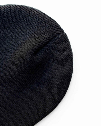 CS101 HAAKWEAR Traditional Silent Cuffed Beanie, Midnight Black