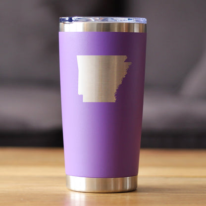 Arkansas State Outline - 20 oz Coffee Tumbler