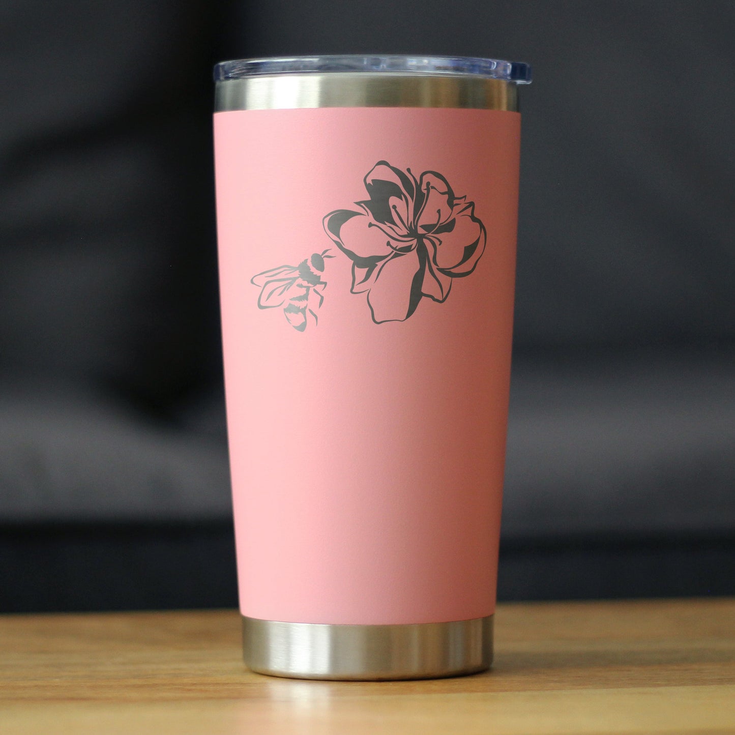 Bee Flower - Cute Gifts for Bumblebee & Nature Lovers - 20 oz Coffee Tumbler