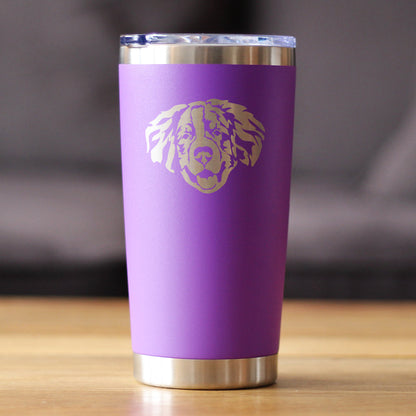 Bernese Mountain Dog Face - 20 oz Coffee Tumbler