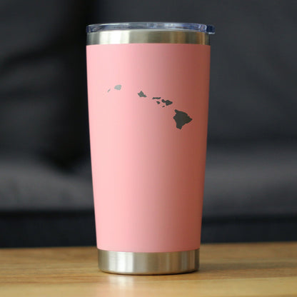 Hawaii State Outline - 20 oz Coffee Tumbler