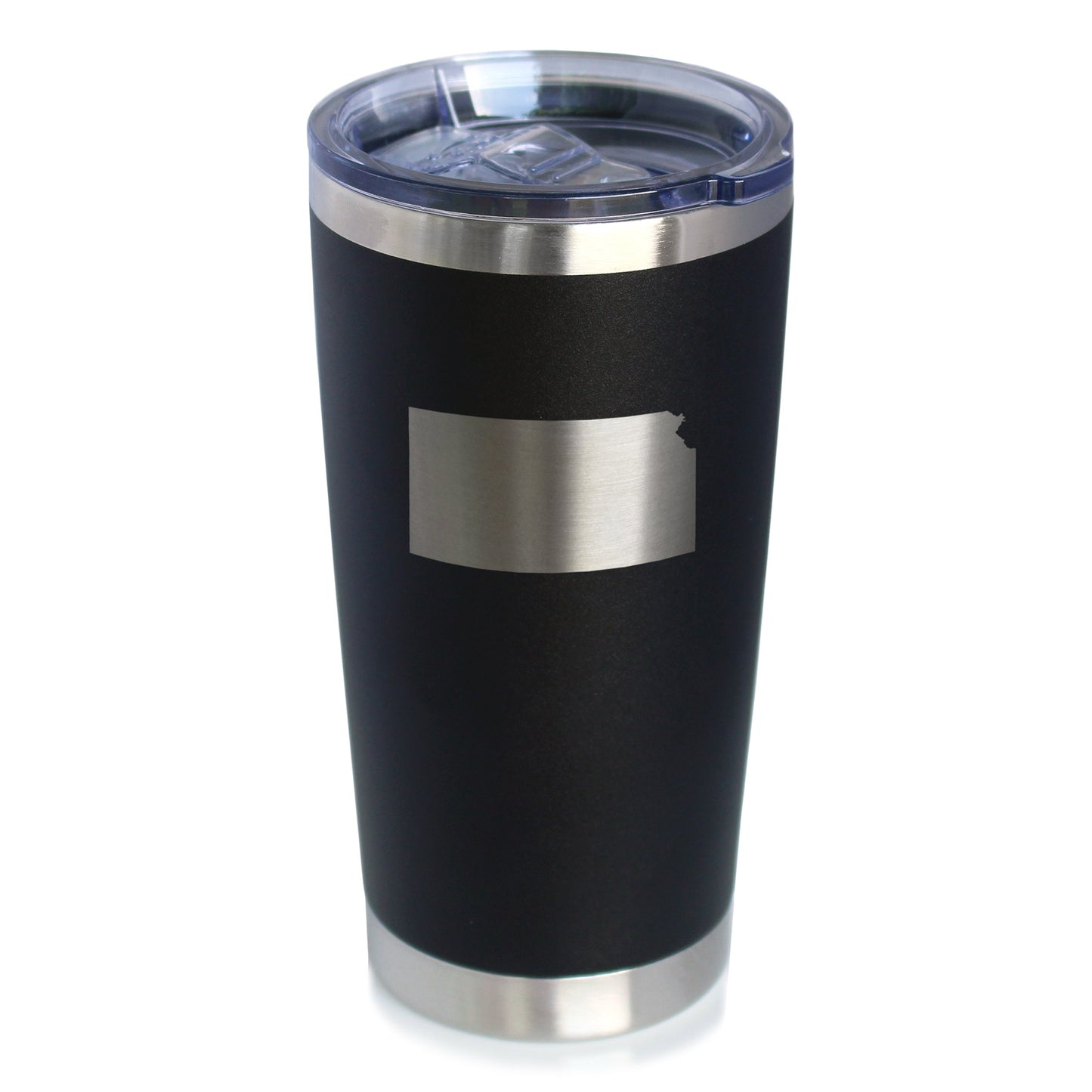 Kansas State Outline - 20 oz Coffee Tumbler