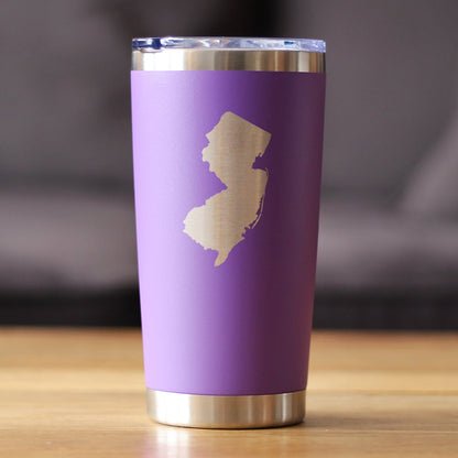 New Jersey Sate Outline - 20 oz Coffee Tumbler