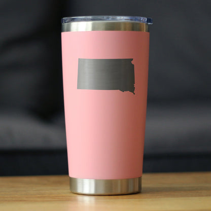 South Dakota State Outline - 20 oz Coffee Tumbler