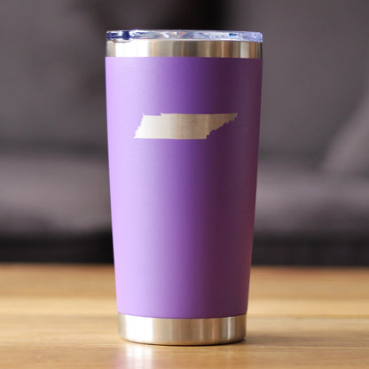 Tennessee State Outline - 20 oz Coffee Tumbler