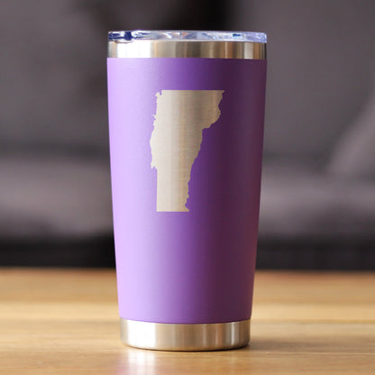 Vermont State Outline - 20 oz Coffee Tumbler