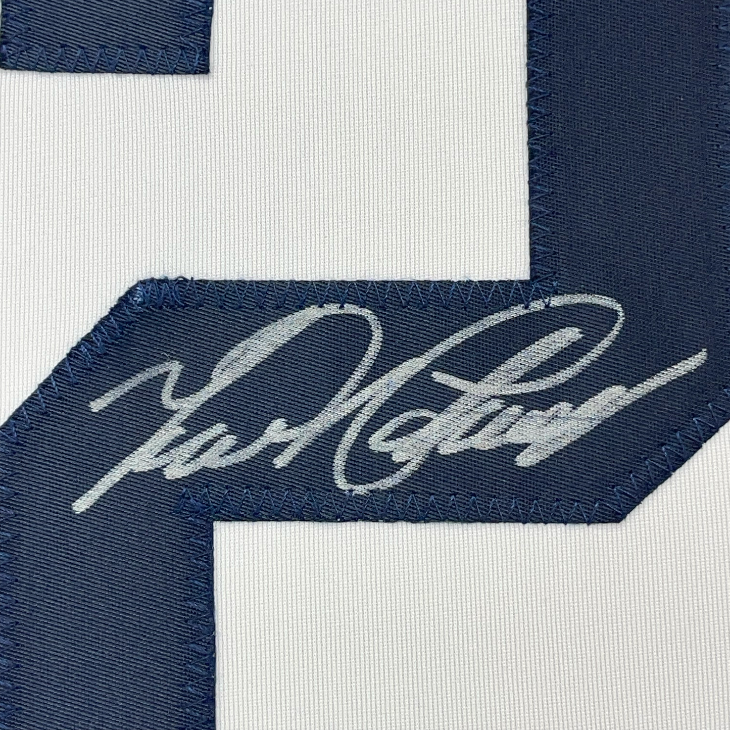 Framed Autographed/Signed Miguel Cabrera 35x39 Detroit White Baseball Jersey JSA COA