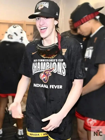 Caitlin Clark WNBA Commissioner’s Cup 2025 Champions T-Shirt