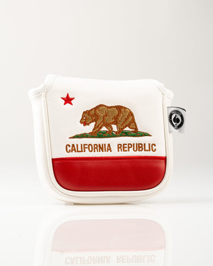 California State Flag - Mallet Putter Cover