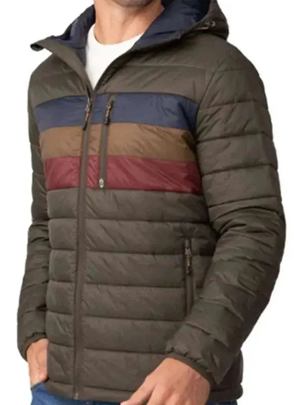 Will Forte The Four Seasons Green Puffer Jacket