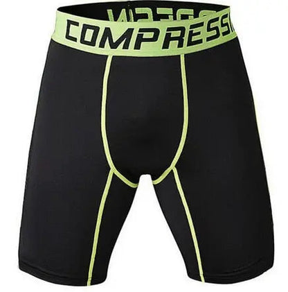 Camo Solid Compression Shorts
