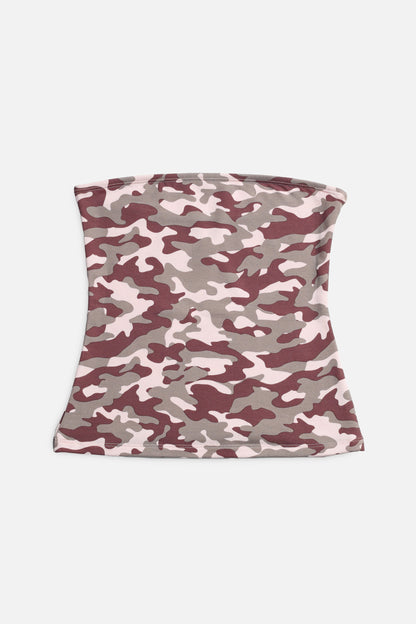 Camo Tube Top - Pink