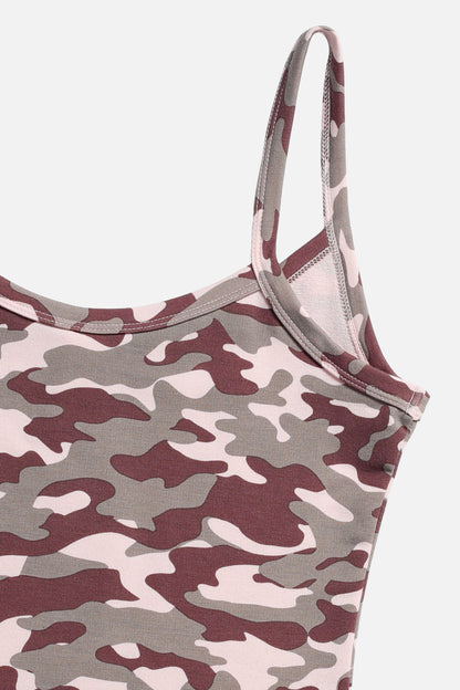 Camo Tank Top - Pink