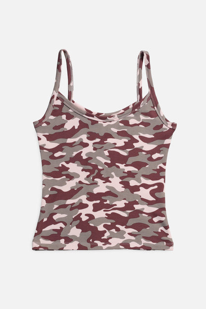 Camo Tank Top - Pink