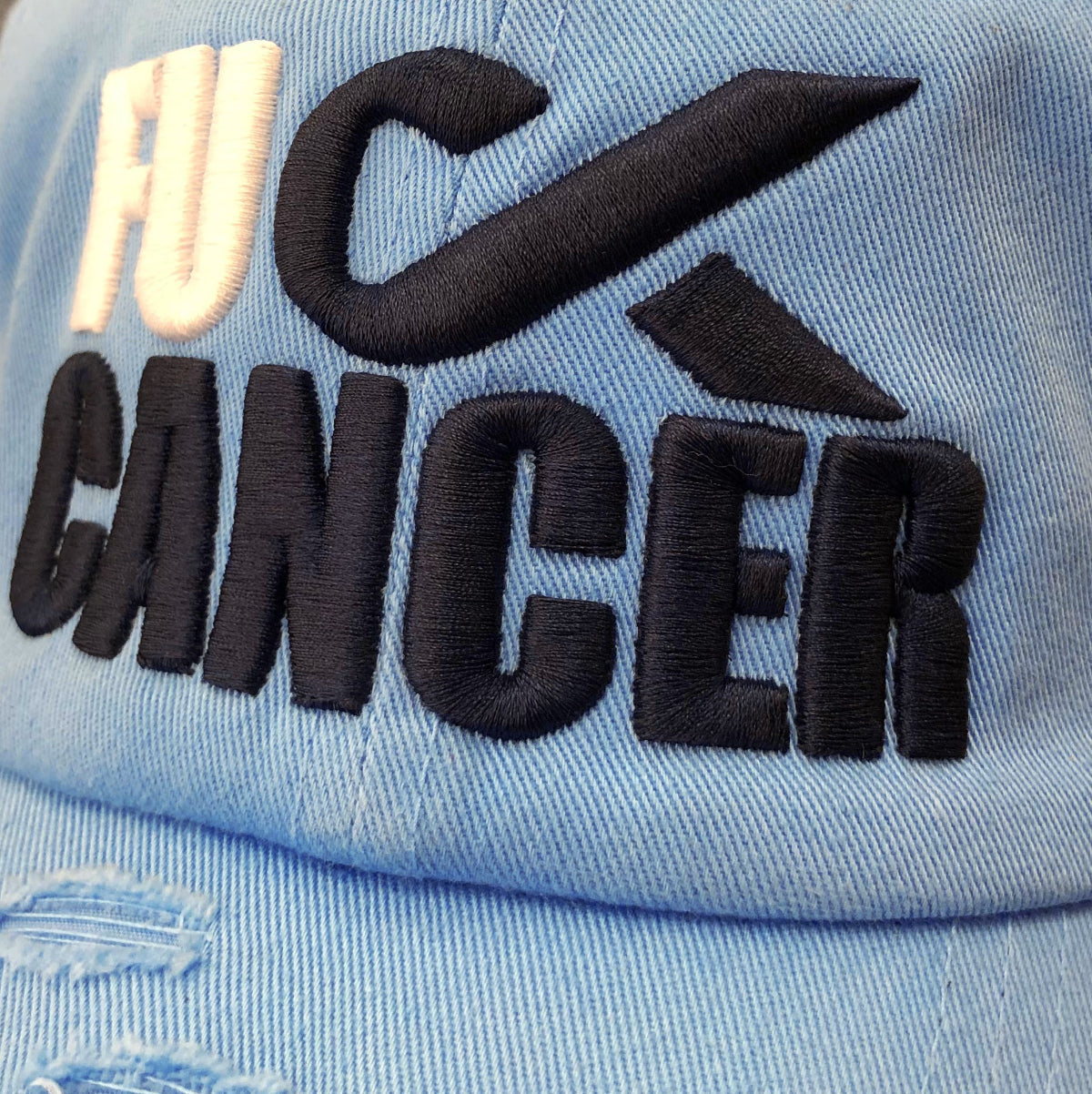 Cancer Embroidery Hats
