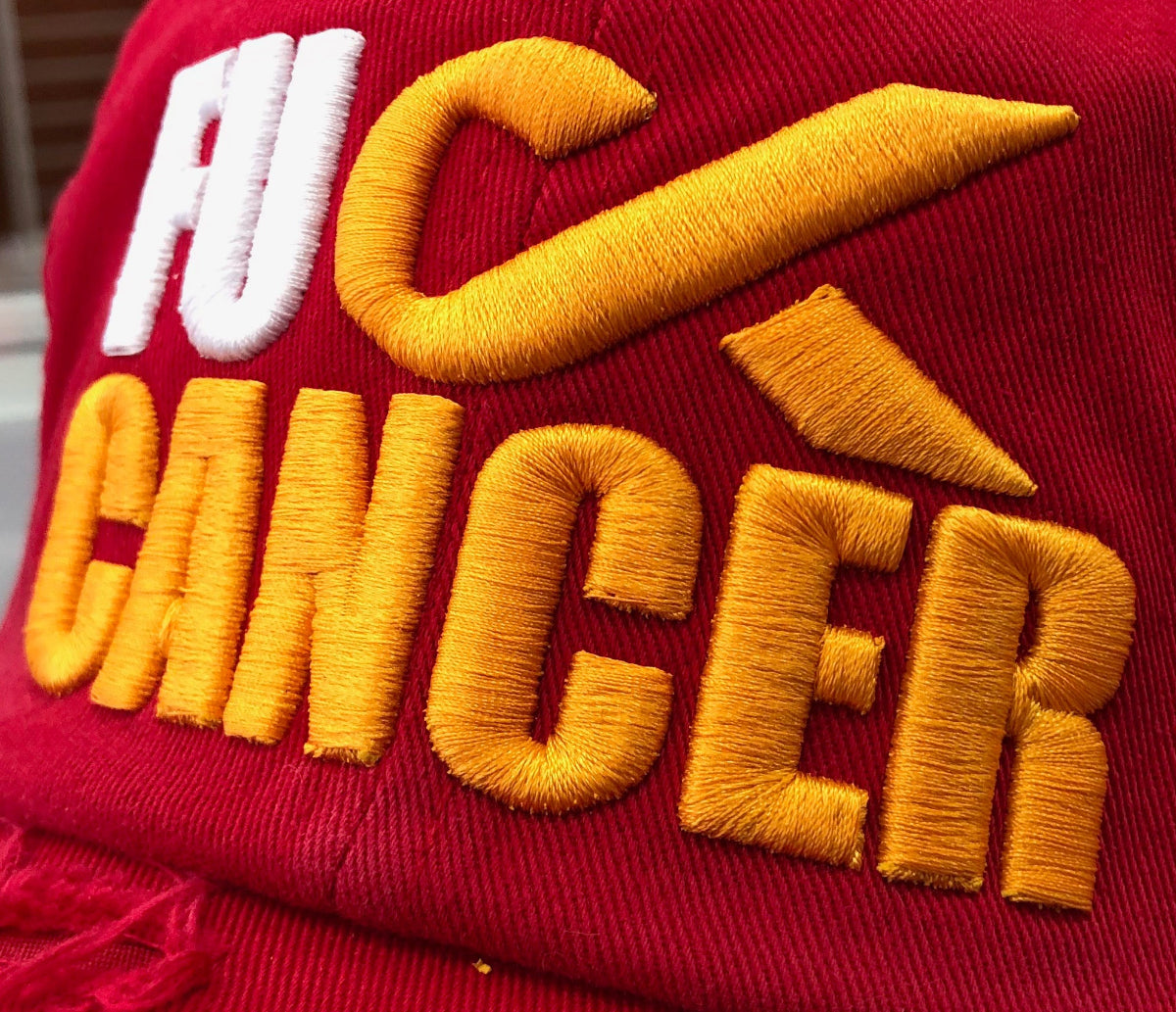 Cancer Embroidery Hats