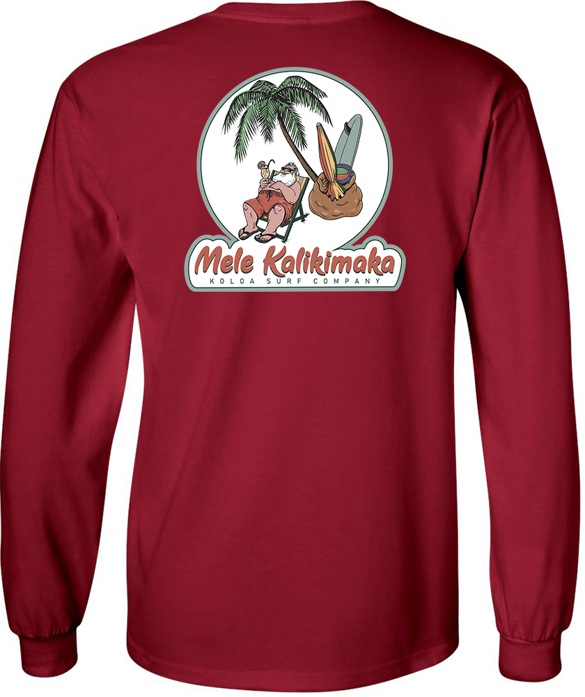 Koloa Chillin Santa Long Sleeve T-Shirt