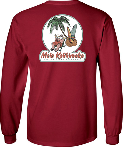 Koloa Chillin Santa Long Sleeve T-Shirt