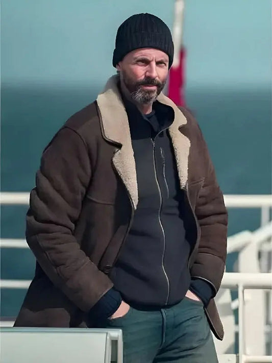 Dept. Q 2025 Matthew Goode Suede Coat