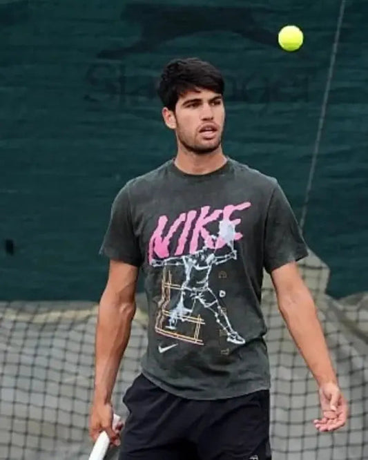 Carlos Alcaraz Wimbledon Championships 2025 Grey T-Shirt