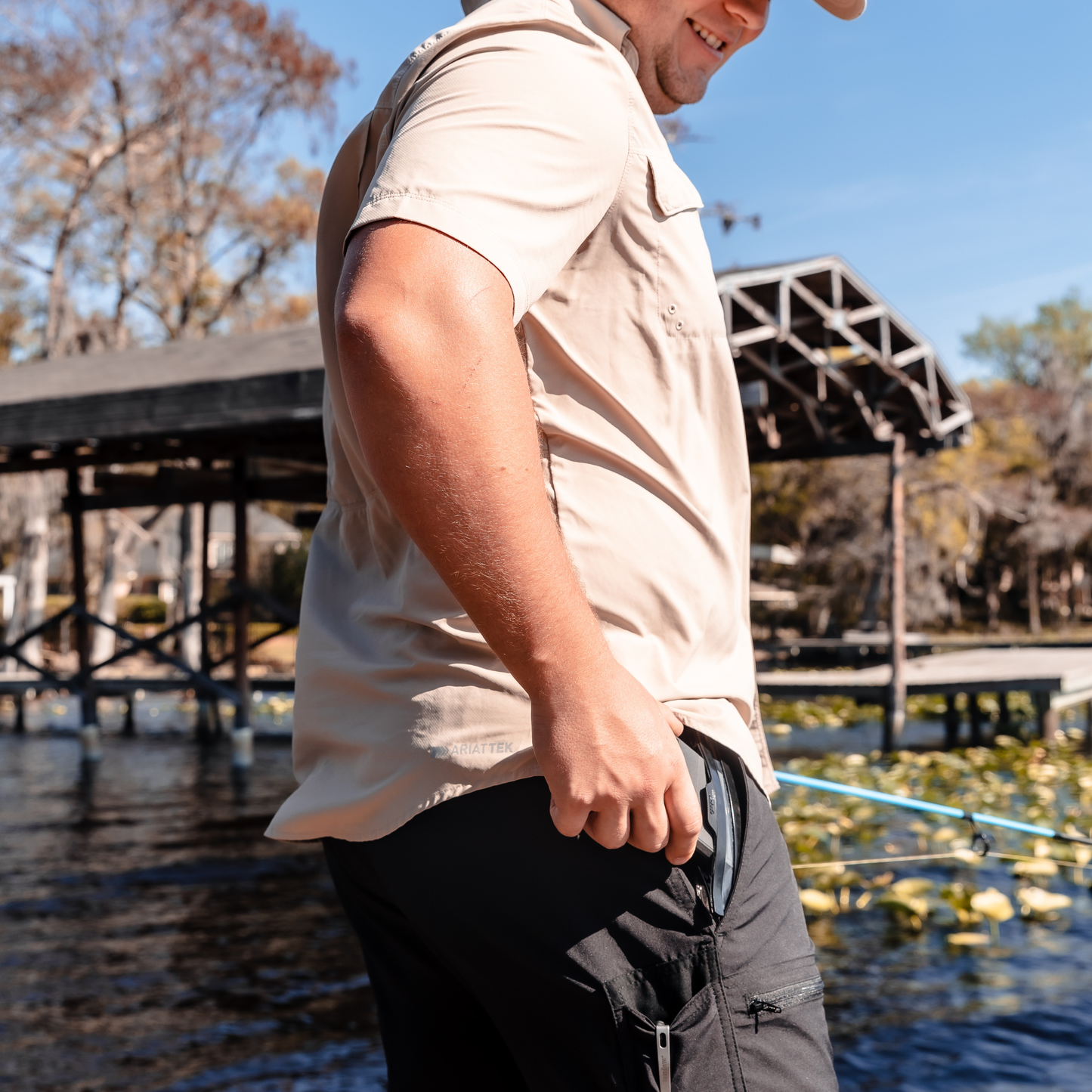 Castaway - Waterproof Shorts With A Waterproof Pocket - Triathlete Store