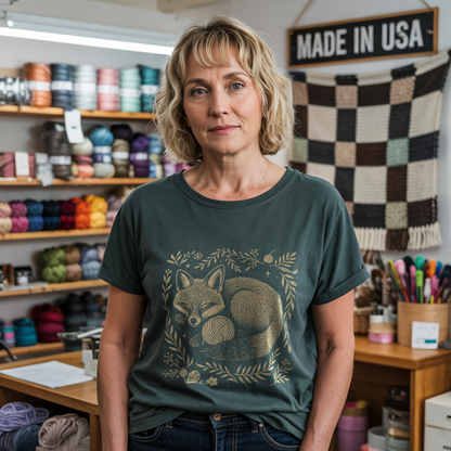 Fox & Yarn T-shirt