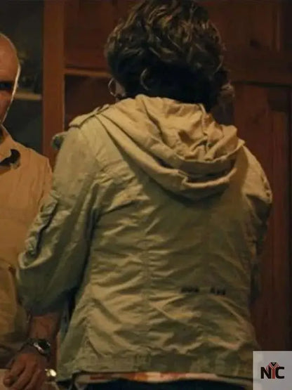 Catherine McClements The Survivors Green Jacket